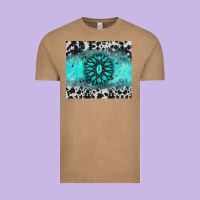 Gemstone Cowhide Vintage Tee Designed By Adodesignshop
