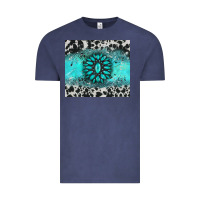 Vintage Denim gemstone cowhide Vintage Tee - AdoDesignShop