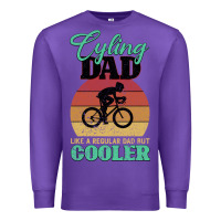 Purple Mens Cycling Dad Bike Rider Cyclist Father s Day Gift Funny Premium Sweatshirt - Bettercallsaul