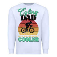 White Mens Cycling Dad Bike Rider Cyclist Father s Day Gift Funny Premium Sweatshirt - Bettercallsaul