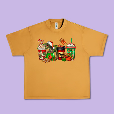 Trex Coffee Cups Urban Heavy Tee Designed By Jasminsmagicworld