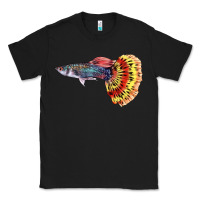 Black Guppy Fish Classic Tee - LillyAllenDesigns