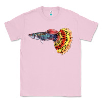 Bubblegum Pink Guppy Fish Classic Tee - LillyAllenDesigns