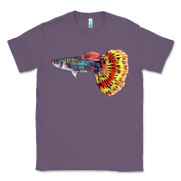 Lavender Guppy Fish Classic Tee - LillyAllenDesigns