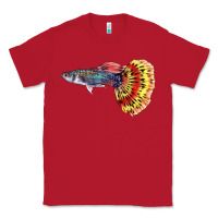 Red Guppy Fish Classic Tee - LillyAllenDesigns