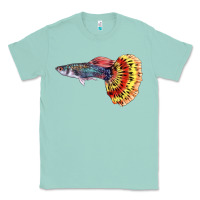 Seafoam Guppy Fish Classic Tee - LillyAllenDesigns