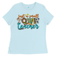 Just A Small Town Teacher Ladies Tee | Teevron