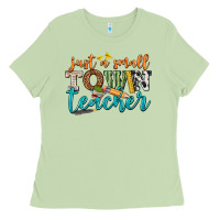 Matcha just a small town teacher Ladies Tee - texasbilliewilder