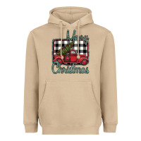 Merry Christmas Truck Heavyweight Hoodie | Teevron