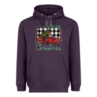 Plum Merry Christmas Truck Heavyweight Hoodie - Bettercallsaul