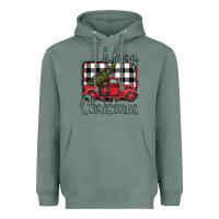 Sage Merry Christmas Truck Heavyweight Hoodie - Bettercallsaul