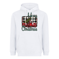 White Merry Christmas Truck Heavyweight Hoodie - Bettercallsaul