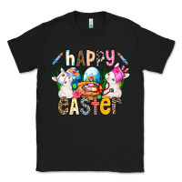 Black Happy Easter Classic Tee - CowhideDigitalArt