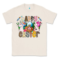 Natural Happy Easter Classic Tee - CowhideDigitalArt