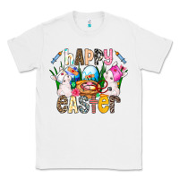 White Happy Easter Classic Tee - CowhideDigitalArt