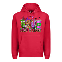 Cardinal Boo Heifer Coffee Cups with Halloween Premium Hoodie - texasbilliewilder