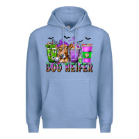 Colony Blue Boo Heifer Coffee Cups with Halloween Premium Hoodie - texasbilliewilder