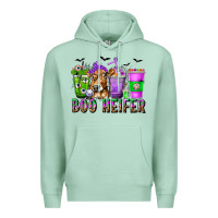 Seafoam Boo Heifer Coffee Cups with Halloween Premium Hoodie - texasbilliewilder