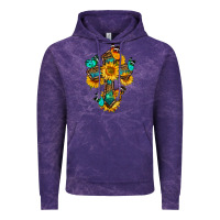 Cloud Purple cross with butterfly Vintage Hoodie - BundleAndBundleShop