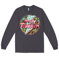 Smoke happy teacher lighting bolt Long Sleeve Tee - MaliasSmallBusiness
