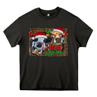 Asphalt merry christmas heifers Heavy Core Tee - RanaPortraitStore