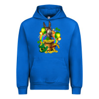 Cobalt St. Patrick's Donkey with balloon Urban Hoodie - HowdyJamesFarm