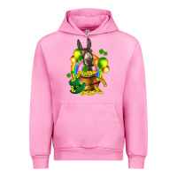 Fuchsia Pink St. Patrick's Donkey with balloon Urban Hoodie - HowdyJamesFarm