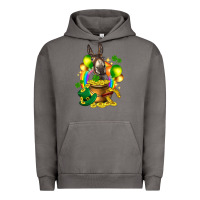 Pigment Tornado St. Patrick's Donkey with balloon Urban Hoodie - HowdyJamesFarm