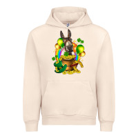 Sandshell St. Patrick's Donkey with balloon Urban Hoodie - HowdyJamesFarm