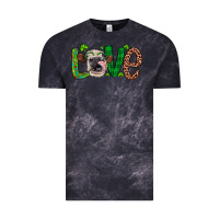 Cloud Black Western St. Patrick's Day Love Cow Vintage Tee - Artiststas