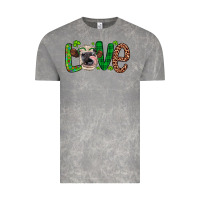 Cloud Rock Western St. Patrick's Day Love Cow Vintage Tee - Artiststas