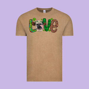 Western St. Patrick's Day Love Cow Vintage Tee Designed By Artiststas