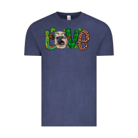 Vintage Denim Western St. Patrick's Day Love Cow Vintage Tee - Artiststas