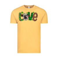 Vintage Mustard Western St. Patrick's Day Love Cow Vintage Tee - Artiststas