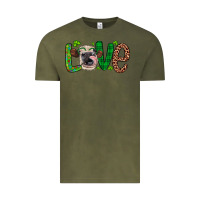 Vintage Olive Western St. Patrick's Day Love Cow Vintage Tee - Artiststas