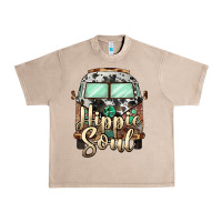 French Oak hippie soul caravan Urban Heavy Tee - BarkalooDesign