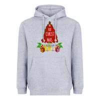 Heather Grey Red Merry Christmas 2020 Heavyweight Hoodie - Bettercallsaul
