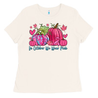 Bone in october we wear pink Ladies Tee - Zillion Design Studio
