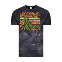 Cloud Black cactus serape Vintage Tee - AdoDesignShop