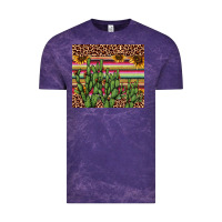 Cloud Purple cactus serape Vintage Tee - AdoDesignShop