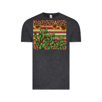 Vintage Black cactus serape Vintage Tee - AdoDesignShop