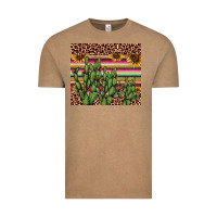 Vintage Coffee cactus serape Vintage Tee - AdoDesignShop