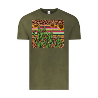 Vintage Olive cactus serape Vintage Tee - AdoDesignShop