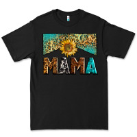 Black mama sunflower junkie Premium Tee - Zillion Design Studio
