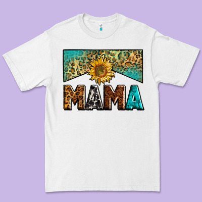 Mama Sunflower Junkie Premium Tee Designed By Zillion Design Studio