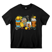 Black lacrosse coffee cups Heavy Core Tee - Zillion Design Studio