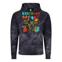 Cloud Black birthday boy t rex Vintage Hoodie - Artiststas