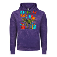 Cloud Purple birthday boy t rex Vintage Hoodie - Artiststas