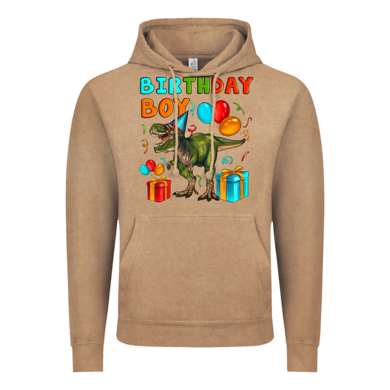Birthday Boy T Rex Vintage Hoodie by Artiststas | Teevron