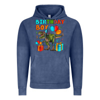 Vintage Denim birthday boy t rex Vintage Hoodie - Artiststas